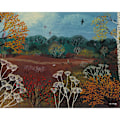 Miniatyrbild 1 av 2: Jo Grundy Höstpromenad Canvas Print 60cm x 80cm Flerfärgad Multicoloured 60cm x 80cm