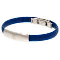 Miniatyrbild 2 av 2: Rangers FC Silikonarmband med klubbmärke, One Size, Blå/Silver Blue/Silver One Size