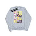 Miniatyrbild 1 av 6: Disney Girls Tinkerbell Squares Sweatshirt 7-8 år Sports Grey Sports Grey 7-8 Years