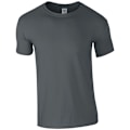 Miniatyrbild 1 av 3: Gildan Herr Soft Style Ringspun T-shirt 4XL Kolgrå Charcoal 4XL