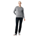Miniatyrbild 3 av 3: Iqoniq Unisex Vuxen Etosha Återvunnen Bomull Lättvikts Sweatshirt Light Heather Anthracite S