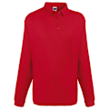 Miniatyrbild 1 av 2: Russell Europe Herr Heavy Duty Krage Sweatshirt XS Klassisk Röd Classic Red XS