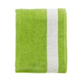 Miniatyrbild 1 av 2: SOLS Lagoon Bomull Strandhandduk En Storlek Limegrön/Vit Lime Green/White One Size