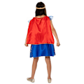 Miniatyrbild 2 av 3: Wonder Woman Girls Deluxe Kostymklänning 9-10 år Röd/Blå/Gul Red/Blue/Gold 9-10 Years