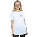 Miniatyrbild 2 av 3: Friends Damkaffe Bröst Tryck Bomull Pojkvän T-shirt White M