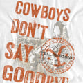 Miniatyrbild 3 av 5: Yellowstone Unisex Vuxen Cowboys Don´t Say Goodbye T-Shirt S Wh White S