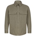 Miniatyrbild 1 av 4: Front Row Herr Bomull Drill Overshirt M Khaki Khaki M