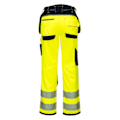 Miniatyrbild 2 av 2: Portwest Herr PW3 Hi-Vis Stretch Holster Pocket Byxor 40R Gul Yellow/Black 40R