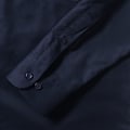 Miniatyrbild 4 av 6: Russell Collection Herrskjorta Långärmad Easy Care Oxford 16in Bright Navy 16inch