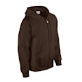 Miniatyrbild 3 av 3: Gildan Unisex Adult Heavy Blend Full Zip Full Zip Hoodie XXL Da Dark Chocolate XXL