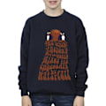 Miniatyrbild 3 av 4: Willy Wonka Pojkar Choklad Vattenfall Sweatshirt 5-6 År Marinblå Navy Blue 5-6 Years