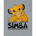 Miniatyrbild 3 av 3: Lejonkungen Pojkar Simba Kortärmad T-shirt 3-4 År Grå/Gul Grey/Yellow 3-4 Years