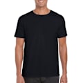 Miniatyrbild 3 av 3: Gildan Soft Style Ringspun T-shirt för män 4XL Svart Black 4XL