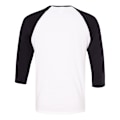 Miniatyrbild 2 av 3: Canvas Herr 3/4 Ärms Baseboll T-Shirt L Vit/Svart White/Black L