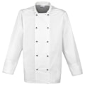 Miniatyrbild 1 av 4: Premier Unisex Cuisine Långärmad Kockjacka 4XL Vit White 4XL