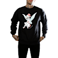 Miniatyrbild 3 av 5: Disney Mens Tinkerbell Jul Fe Sweatshirt S Svart Black S