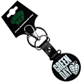 Miniatyrbild 2 av 2: Green Day Stacked Logo Nyckelring En Storlek Svart/Vit Black/White One Size