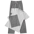 Miniatyrbild 2 av 2: Towel City Dam/Dam Pyjamas T-shirt Och Botten Set XS Vit White/Heather Grey XS