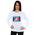 Miniatyrbild 2 av 3: Disney Princess Dam/Damer Ariel Väntar På Helgen Sweatshirt White L