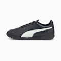 Miniatyrbild 3 av 6: Puma King Hero 21 TT Läder Astro Turf Tränare 7 UK Svart Black/White 7 UK