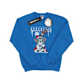 Miniatyrbild 1 av 5: Tom And Jerry Herr Jul Fair Isle Sweatshirt M Royal Blue Royal Blue M