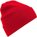 Miniatyrbild 1 av 3: Beechfield Unisex Vuxen Original Cuffed Ekologisk Bomulls Beanie O Classic Red One Size