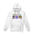 Miniatyrbild 1 av 5: IF Herr Imagine This Squares Hoodie L Vit White L