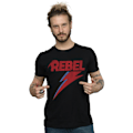 Miniatyrbild 2 av 3: David Bowie Herr Distressed Rebel T-Shirt 4XL Svart Black 4XL