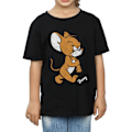 Miniatyrbild 3 av 5: Tom och Jerry Girls Mouse Bomull T-shirt 12-13 år Svart Black 12-13 Years