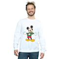 Miniatyrbild 2 av 3: Disney Herr Mickey Mouse Jultröja Stroke Sweatshirt XL White XL