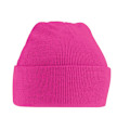 Miniatyrbild 1 av 2: Beechfield Barn/Barn Knitted Beanie One Size Fuchsia Fuchsia One Size