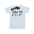 Miniatyrbild 1 av 3: Friends Girls How You Doin? Bomull T-shirt 7-8 år Vit White 7-8 Years