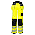 Miniatyrbild 1 av 2: Portwest herr PW3 Hi-Vis stretch byxfickor byxor 36R gul/svart Yellow/Black 36R