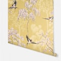 Miniatyrbild 4 av 4: Arthouse Japansk trädgård tapet One Size Ockragul Ochre Yellow One Size