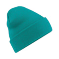 Miniatyrbild 1 av 2: Beechfield Mjuk Feel Stickad Vintermössa One Size Smaragd Emerald One Size