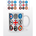 Miniatyrbild 2 av 2: Mod Ska Icons Mug En Storlek Flerfärgad Multicoloured One Size
