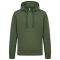 Miniatyrbild 1 av 4: Casual Classics Herr Ringspun Bomulls Hoodie S Militärgrön Military Green S