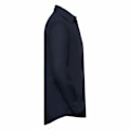 Miniatyrbild 6 av 6: Russell Collection Herr Långärmad Easy Care Skräddarsydd Oxford S Bright Navy 15.5inch