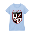 Miniatyrbild 1 av 3: Justice League Dam/Damer Harley Quinn FC Pocket Bomull T-shirt Baby Blue L