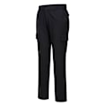 Miniatyrbild 1 av 2: Portwest Herr Combat Stretch Slim Combat Byxor 38R Svart Black 38R