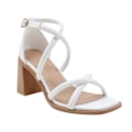 Miniatyrbild 1 av 3: Where's That From Dam/Damer Illinois Multi Crossover Strap White 5 UK Wide
