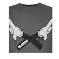 Miniatyrbild 2 av 2: Mickey Mouse Officiell Herr Crossed Arms Sweatshirt M Charcoal Charcoal M