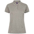 Miniatyrbild 1 av 2: Henbury Dam/Dam Piqué Pikétröja 3XL Ljusgråmelerad Heather Grey 3XL