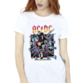 Miniatyrbild 3 av 4: ACDC Dam/Damer Blås Upp Din Video Jump Bomull Boyfriend T-S White XL