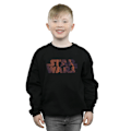 Miniatyrbild 2 av 3: Star Wars Pojkar Chewbacca Logotyp Sweatshirt 5-6 År Svart Black 5-6 Years