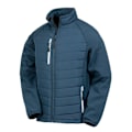Miniatyrbild 1 av 2: Result Herr Svart Compass Vadderad Soft Shell Jacka 4XL Marinblå/Grå Navy/Grey 4XL