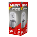 Miniatyrbild 1 av 3: Eveready Pygmy 15W BC Glödlampa (10-pack) En Storlek Transparent Transparent One Size