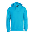 Miniatyrbild 1 av 4: Clique Unisex Vuxen Basic Hoodie XS Turkos Turquoise XS