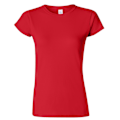 Miniatyrbild 1 av 2: Gildan Ladies Soft Style Kortärmad T-shirt 2XL Röd Red 2XL