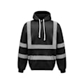 Miniatyrbild 1 av 2: Yoko herr Hög synlighet Pull-Over Hoodie M Svart Black M